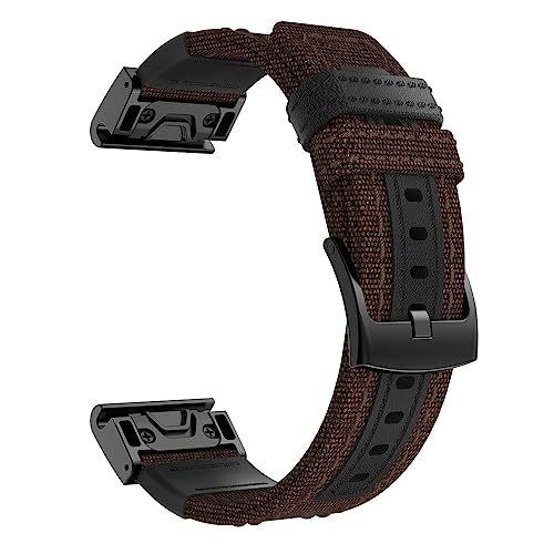 Bracelet Garmin Epix anti irritation en nylon tissé 22mm pour remplacer le silicone