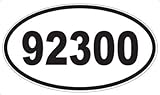 US Decal, Inc. Number 92300 Oval Sticker