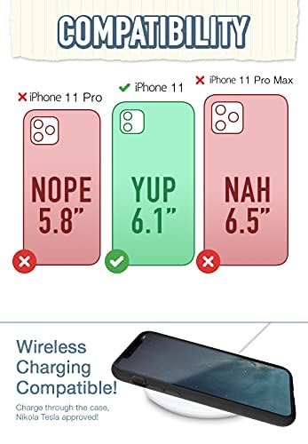 Image of Smartish iPhone 11 Wallet Case - Wallet Slayer Vol. 1 [Slim + Protective] Credit Card Holder - Drop Tested Hidden Credit Card Slot Cover for Apple iPhone 11 - [Graspin' Aspen]