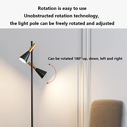 Lámpara vertical para sala de estar acogedora 4