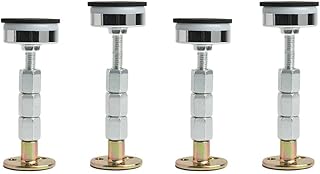 Bebykilemi Estabilizador de cabecero de cama con altura ajustable de 45 a 122 mm, protector de pared antivibración y ant...