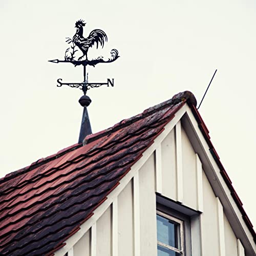 image for Vretccioky Weathervanes for Garden, Metal Wind Vane, Weathervanes Roof