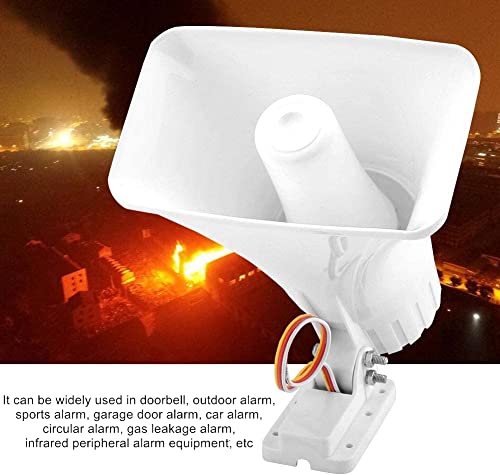Kllsmdesign Alarm Dual Tone Wired Horn Siren With Bracket,130Db Loud Voice Warning System For Car Truck Home Doorbell Security Anti-Thief Indoor And Outdoor #TOP2