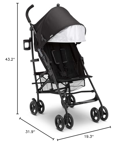 Delta Children ZY-GHM-202009018-2-01 Jeep Powerglyde Plus Stroller thumb #10