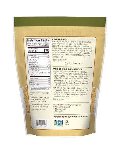 Bob's Red Mill Whole Grain Millet, 28oz (4 Pack) - image 3