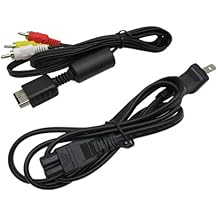 New PS2 AV Cable & AC Power Cord Bundle for Original Sony PlayStation 2