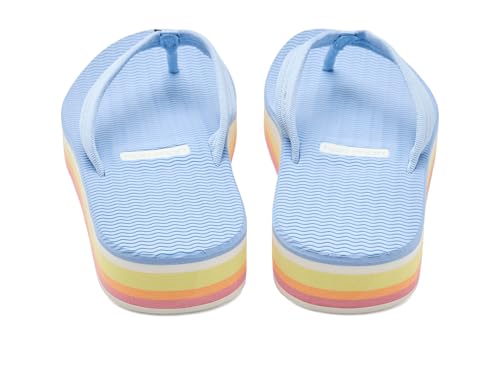 Image of Hari Mari- Dunes Sunset- Women's Retro Inspired Platform Boat-Safe Flip Flops- No Break Ins, Firm Arch Support, Antimicrobial, and Floats in Water