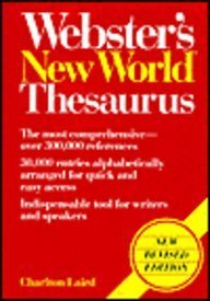 Webster's New World Thesaurus [11/29/1985] Charlton Grant Laird