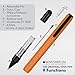 Monteverde USA 9-in-1 Tool Ballpoint Pen in Orange – Multifunctional Pen with Stylus, Screwdrivers, Level, and Ruler – Exclusive Collection, Ideal Gift for DIY Enthusiasts