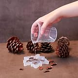 CANOPUS Heavy Duty Paint Mixing Cups for Epoxy Resin 355ml 12 pcs with 3 Lids Graduated Paint Mixing Pots Spray Paint Mixing Cup Epoxy Resin Paint Measuring Cups for Auto and Art Projects - Image 7