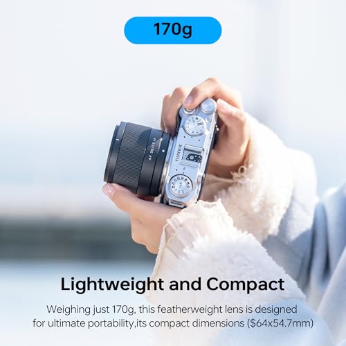 VILTROX AF 25mm F1.7 f/1.7 Air Lens for Fuji X Mount, Mid-Telephoto APS-C Auto Focus Lens Compatible with Fuji X-Mount Mirrorless Cameras X-T5 X-T50 X-E5 X-T30 III X-M5 X-H2 X-H2S X-S20 - Image 5