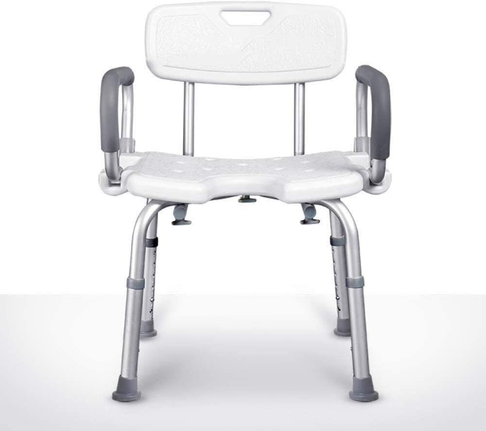 taimowei Height Adjustable Bathing Stool with Backrest Bath Chair for Shower Heavy Duty Bath Stool Max User Weight 158 Kg,Household Goods