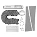 Price comparison product image AEG AWK04 - Premium Window Kit, Easy to Install, Window Sealing Set, Extendable, Textile Seal, Suitable for All Portable Air Conditioners with 15 cm Hose Diameter, Grey/White