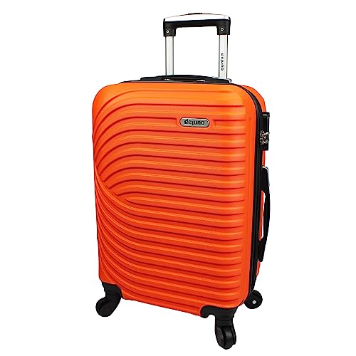 Dejuno Craft Hardside Spinner Luggage, Orange, 3-Piece Set(20,24,28)4