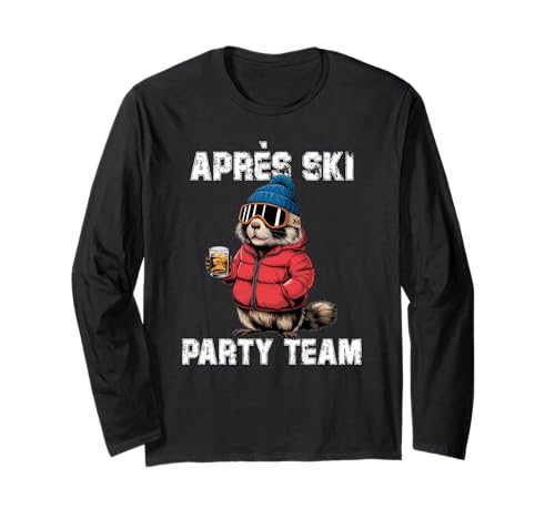 Apres Ski Party Crew Group Outfit Vacanza sulla neve Maglia a Manica