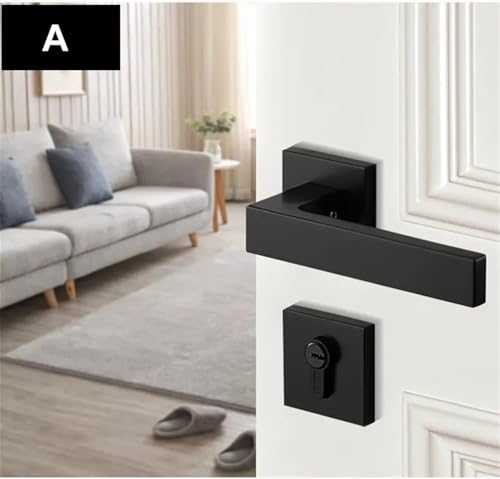 Poignée de porte intérieure avec verrouillage silencieux pour chambre