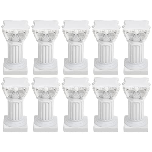 Generic Vintage Decor Garden Roman Pillar Roman Pillar 10pcs Candlestick Desktop Candleholder Photo Micro- Landscape Scene Layout Props Roman Column Candle Holders Mini Candle Holders Home Decor