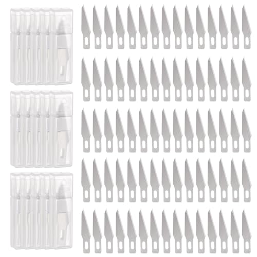 HARFINGTON 150pcs Exacto Knife Blades #11 Hobby Knife Replacement Blade Refills