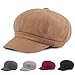 EUBUY Womens Newsboy Cap Fashion Vintage 8 Panels Beret Hat Vintage Wool Beret Hats Fashion Vintage Newsboy Hat Wool Red, Medium