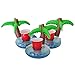 GoFloats Inflatable Pool Drink Holders (3 Pack) Designed in the US | Huge Selection from Unicorn, Flamingo, Palm and More | Float Your Hot Tub Drinks In Style