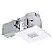 4" LED IC Rated Swivel Round Trim Recessed Lighting Kit 10-Pack, White, Easy Install Push-N-Click Clips, LED Bulbs Included, 3.88" Hole Size,90954