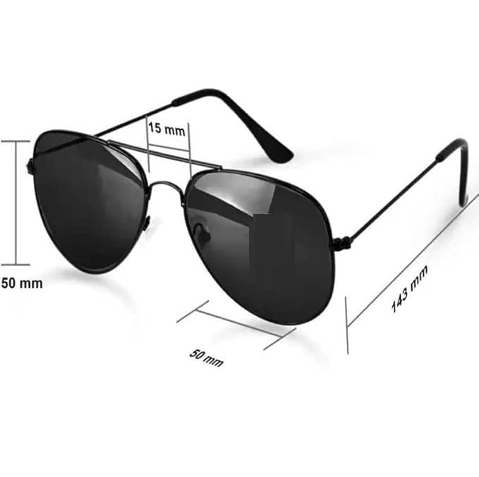 Image of Unisex Stylish Round Sunglasses | TAC Polarized Lens | 100% UV Protection | Men & Women Driving Bikes, Outdoor Sports, Hiking & Travel Eyewear (black sunglass)