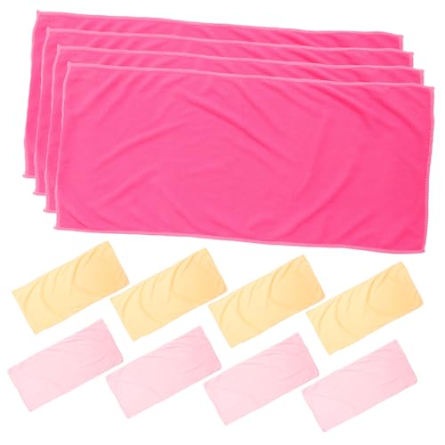 TOBBOMEY 12個 マイクロファイバー 犬 タオル セット ペット 入浴 タオル 猫 タオル 子猫 バス タオル タオル 大 シャワー タオル ペット バス タオル ペット ファイバー タオル