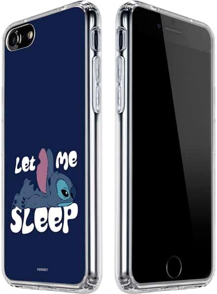 Skinit Clear Phone Case Compatible with iPhone SE (2nd & 3rd Gen) - Officially Licensed Disney Lilo and Stitch Stay Weird Design
