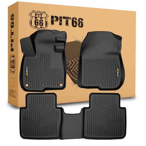 PIT66 Floor Mats Cargo Liner Compatible with 2017-2022 Honda CRV CR-V (Incloud CR-V Hybrid), Heavy...