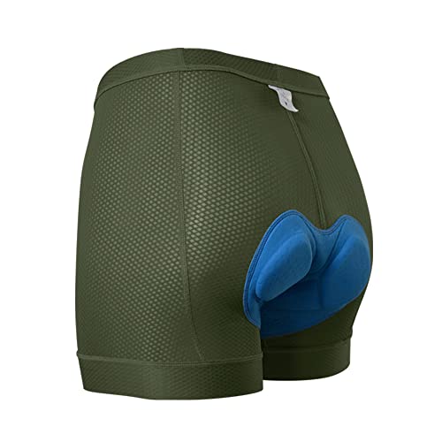 Calzas cortas para ciclismo hombre, verdes, talla S miniatura 1