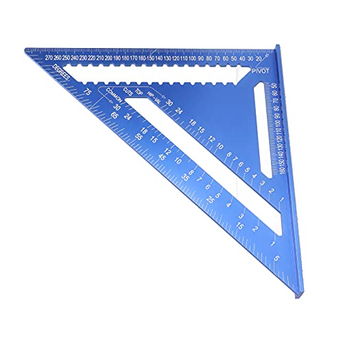 Regla triangular de 30,5 cm en aleación de aluminio para carpintería 3