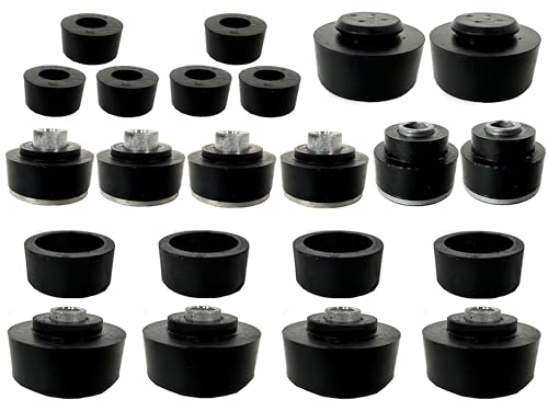 Body Mount OE Style Rubber Bushing and Hardware Kit Compatible with Impala Sedan 1969-1970 - Thumbnail 2