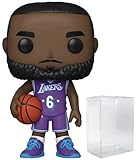 POP NBA: Lakers - Lebron James #6 (City Edition 2021) Funko Vinyl Figure (Bundled with Compatible Box Protector Case)