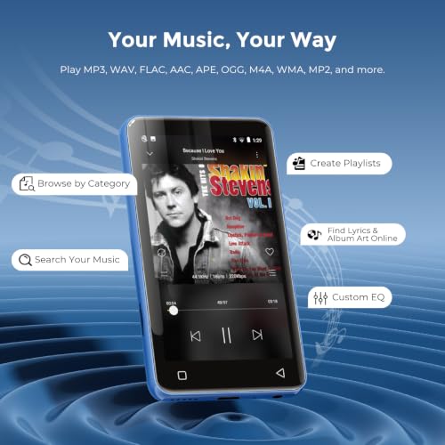 Image of innioasis G1 80GB MP3 Player with Bluetooth and WiFi, Spotify Music Player