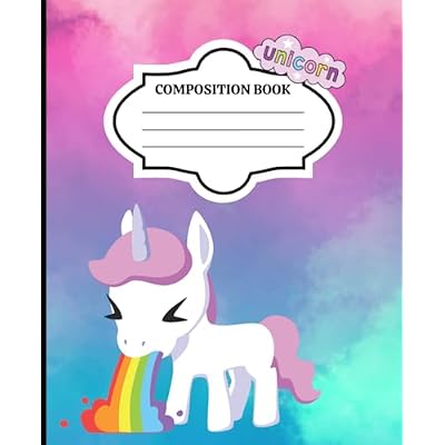 Unicorn Composition Notebook &ndash; 150 Pages, College Ruled, Magical Pastel Design for Girls, School, or Journaling