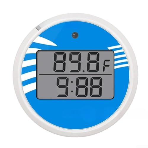 babominimer Termómetro digital flotante para baño de hielo con temporizador automático, medidor de temperatura IPX6 de inmersión en frío, pantalla HD, carcasa ABS flotante, -35 °C a 70 °C Dual M