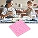 Silicone Baking Mat for Fondant and Chocolate, Letter Flag Bunting Cake Decoration Tool, Soft Non-Stick Pastry Mat