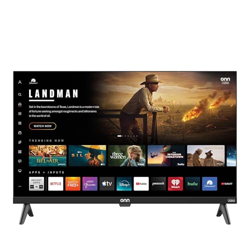 VIZIO Onn 24S2V1 24' Class (720P) HD Powered Smart TV, Seamless Streaming, & Compatible with Apple...