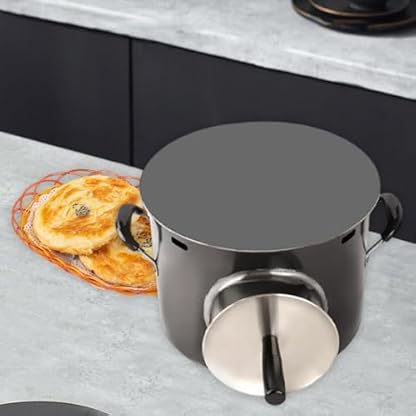 F Fityle Pfannkuchenofen, Pfannkuchenmaschine, vielseitig, hitzebeständig, einfach zu bedienen, Crêpe-Maker, Süßkartoffel-Backmaschine für Omeletts – Bild 3
