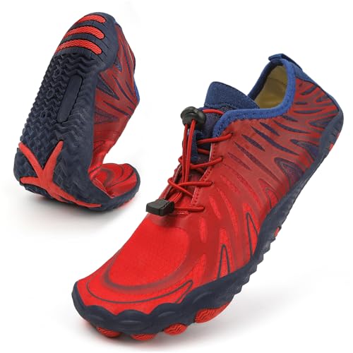 Baofular Barefoot Zapatillas Minimalistas Hombre Mujer Calzado Minimalista Descalzos Zapatos De Agua Ligero Transpirable Antideslizante Para Playa Rojo 42 Eu Baofular Barefoot Zapatillas Minimalistas Hombre Mujer Calzado Minimalista Descalzos Zapatos De Agua Ligero Transpirable Antideslizante Para Playa Rojo 42 Eu