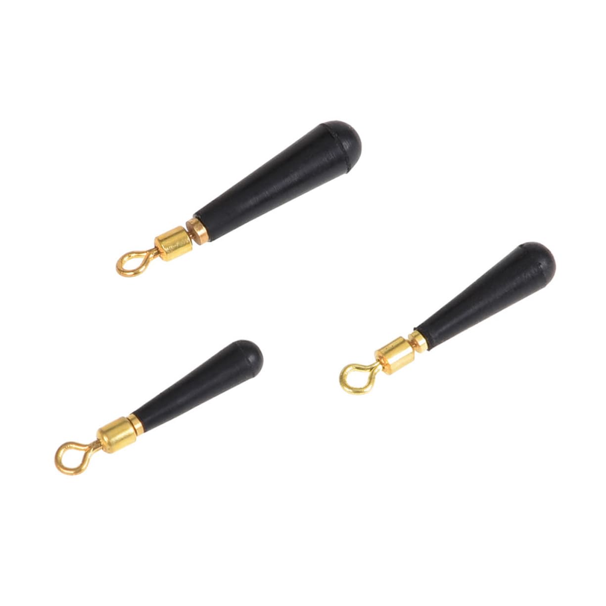 Rotating Fishing Drift Float Set 100pcs Rubber Fishing Float Copper Head for Freshwater and Seawater Tackle for Anglers and
