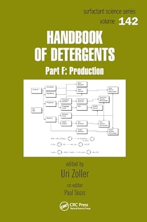 Handbook of Detergents, Part F: Production: 142 book cover