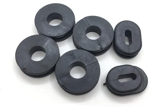 For Suzuki GN/GS/EN125 GT750 GS550 RV90 GN400 GN250 Motorcycle Parts 6PCS Motorbike Rubber Side Cover Seal Pad