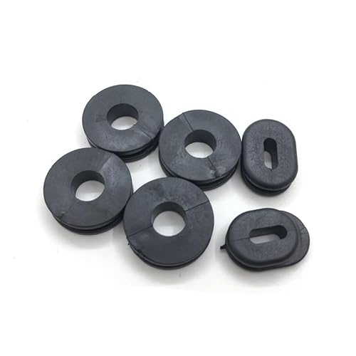 For Suzuki GN/GS/EN125 GT750 GS550 RV90 GN400 GN250 Motorcycle Parts 6PCS Motorbike Rubber Side Cover Seal Pad
