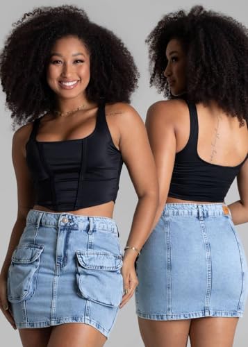 Saia Jeans Sawary - 278147 - IND. 44