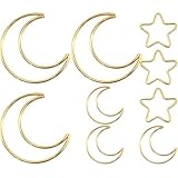 Étoiles suspendues en métal : vous pouvez enrouler le cercle attrape-rêves DIY avec du fil de différentes couleurs ou d’autres petits objets pour en créer un unique. cercle en métal à fabriquer soi-même