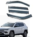 INFINAUTO Seitenfensterabweiser Seitenscheiben Windabweiser für Jeep Compass 2017-2024 Schwarz Regenschutz Sonnenblenden Windabweiser Fenster Vent Shades INFINAUTO Seitenfensterabweiser Seitenscheiben Windabweiser für Jeep Compass 2017-2024 Schwarz Regenschutz Sonnenblenden Windabweiser Fenster Vent Shades