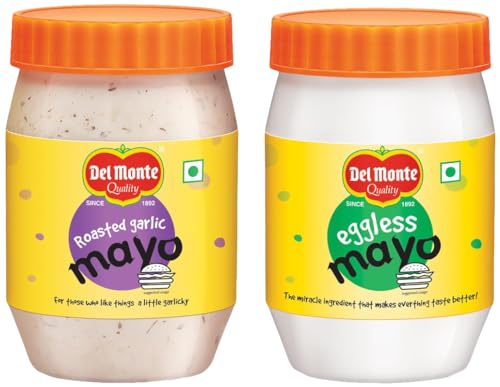 Image of Del Monte Eggless Mayo 270 Grams & Del Monte Roasted Garlic Mayo 285 Grams