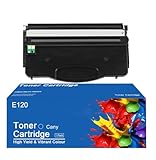 TLCGQF Cartucho De Tóner Negro De Repuesto E120n, Compatible Con Impresoras Lexmark E120 E120n 12015SA 12035SA 12017SR Cartucho 12026XW 12018SL 12016SE 12036SE 12037SR Consumibles