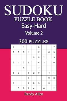 Paperback 300 Easy to Hard Sudoku Puzzle Book: Volume 2 Book